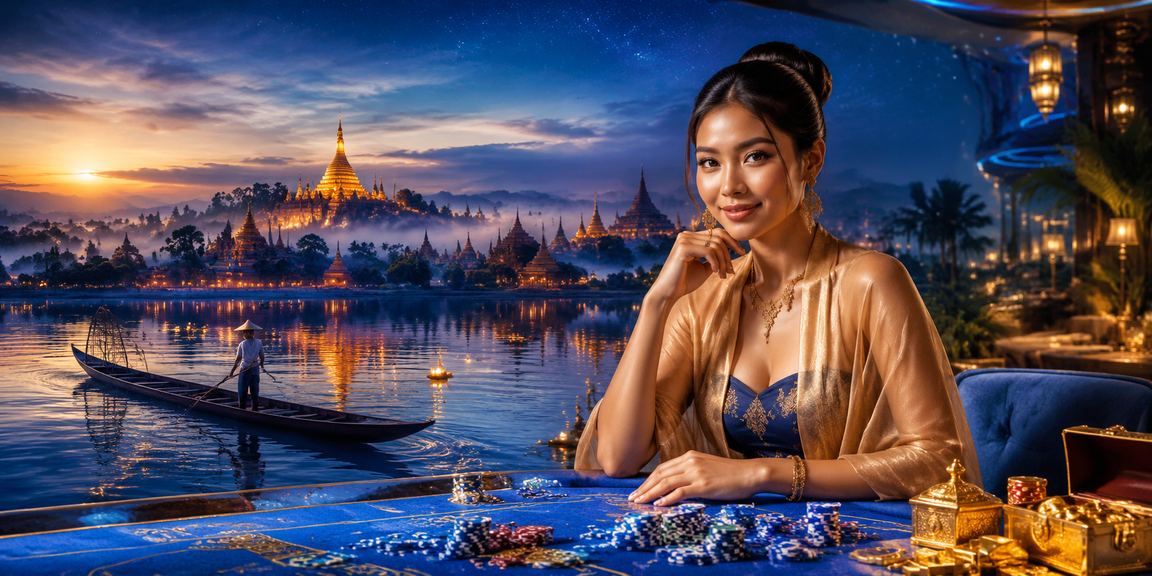 ဘဂန်းပုဂံကြီးများရှေ့တွင် ဖဲကစားပွဲ တက်နေသောကစားသမားများ